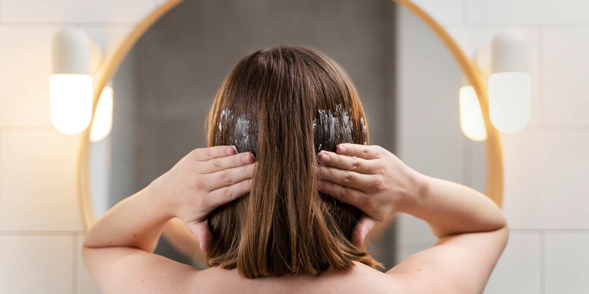 Mascarilla capilar de cosmética natural ecológica para reparar y nutrir el cabello