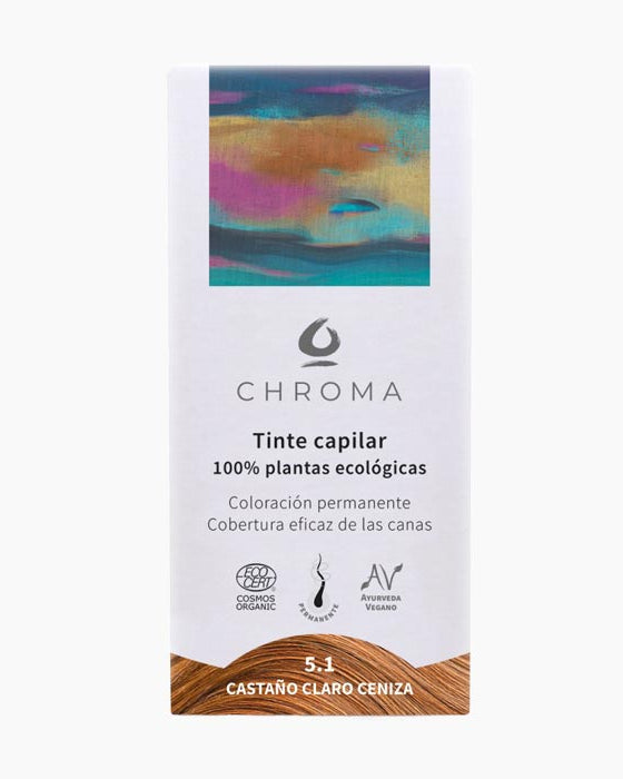Tint 5.1 Castany clar cendra-Chroma-Tarannà Cosmetica Natural 🌿