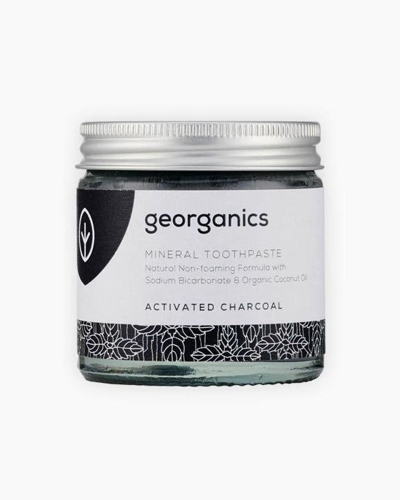 Dentífric amb oli de Coco i Carbó Actiu-Georganics-Tarannà Cosmetica Natural 🌿