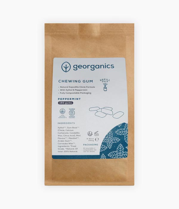 Refill Xiclets Menta-Georganics-Tarannà Cosmetica Natural 🌿