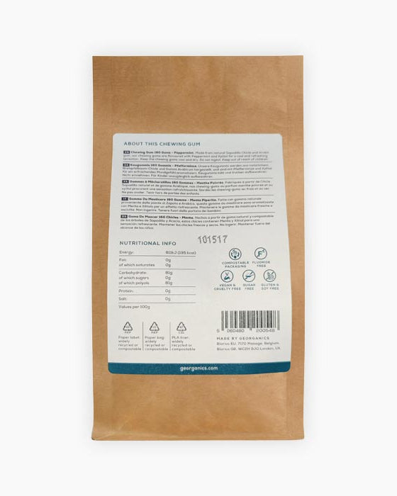 Refill Xiclets Menta-Georganics-Tarannà Cosmetica Natural 🌿