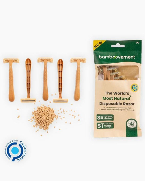Maquinetes d'afaitar-Bamboovement-Tarannà Cosmetica Natural 🌿