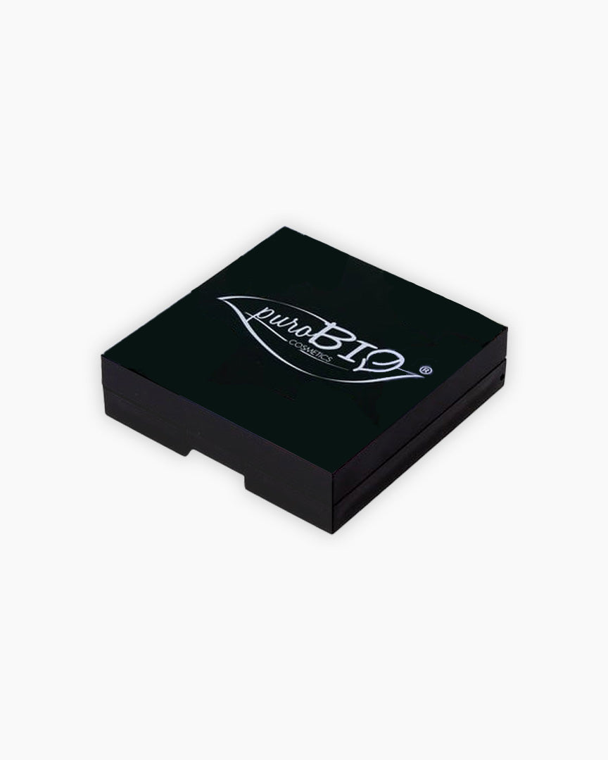 Paleta magnética compacta para sombras de ojos con formato portátil y ligero