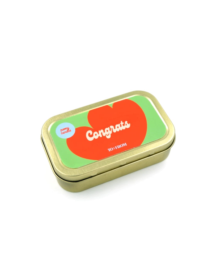 Espelma aromàtica en capseta amb missatge - I també... - Tarannà, botiga de cosmètica natural a Manresa