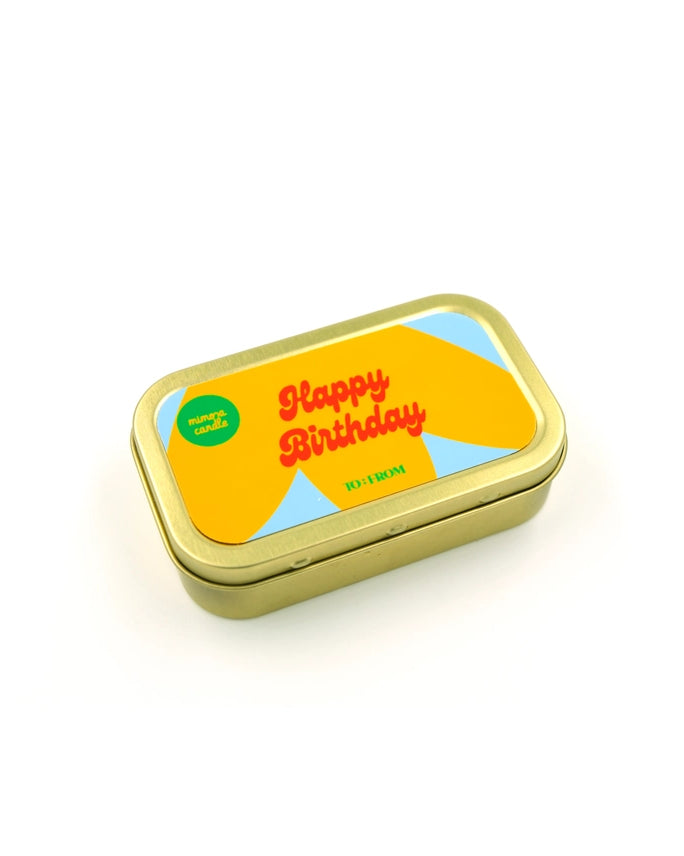 Espelma aromàtica en capseta amb missatge - I també... - Tarannà, botiga de cosmètica natural a Manresa