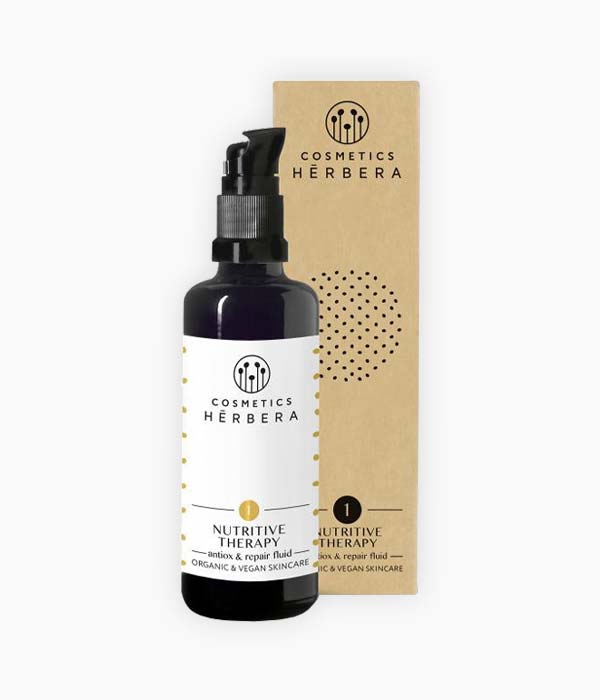 Nutritive Therapy, fluid facial d'Argàn i alvocat-Herbera-Tarannà Cosmetica Natural 🌿