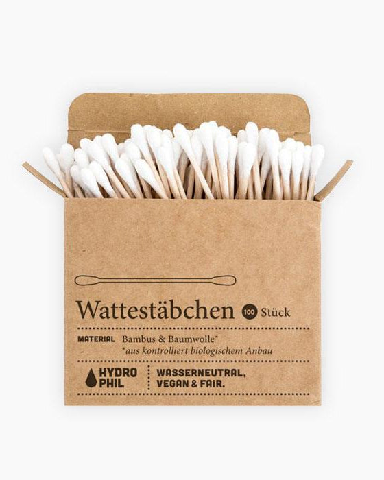 Bastonets de bambú i cotó - Hydrophil | Tarannà Cosmetica Natural
