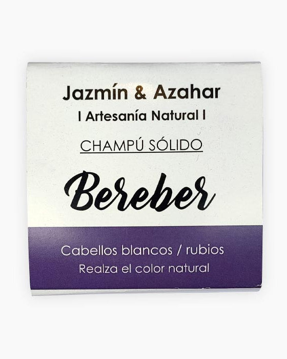 Xampú Bereber, cabell blanc i ros - Jazmín&Azahar - Tarannà Cosmetica Natural 🌿
