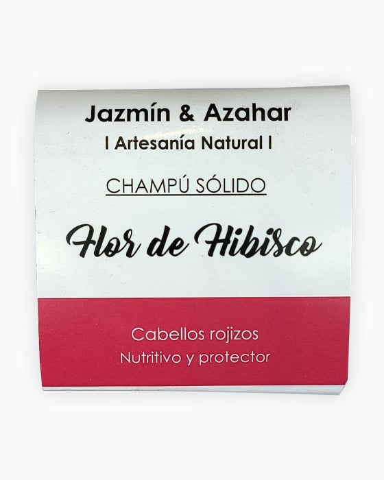 Xampú Flor d'Hibisc, nutritiu i protector per a cabells vermellosos - Jazmín&Azahar - Tarannà Cosmetica Natural 🌿