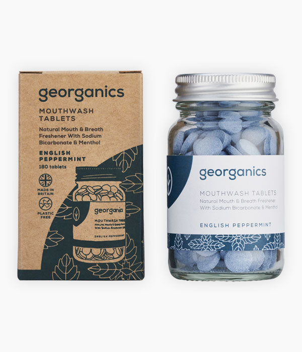 Col·lutori en pastilles de Menta - Georganics - Tarannà Cosmetica Natural