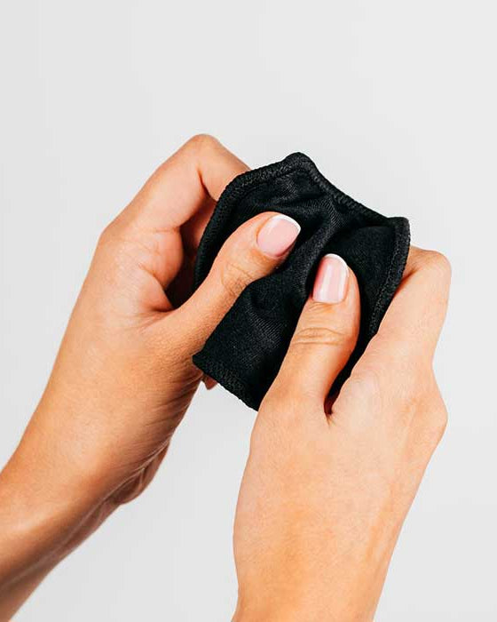 Discos desmaquillants reutilitzables negres - Banbu | Tarannà Cosmetica Natural