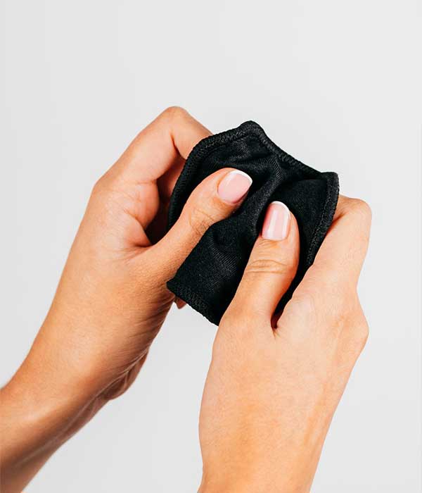 Discos desmaquillants reutilitzables negres - Banbu | Tarannà Cosmetica Natural