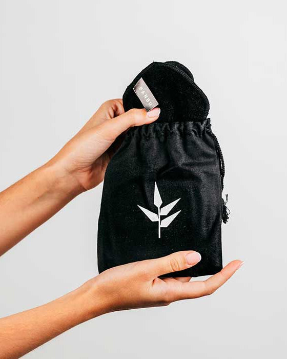 Discos desmaquillants reutilitzables negres - Banbu | Tarannà Cosmetica Natural