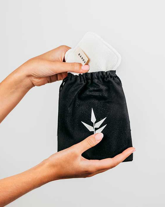 Discos desmaquillants reutilitzables blancs - Banbu | Tarannà Cosmetica Natural