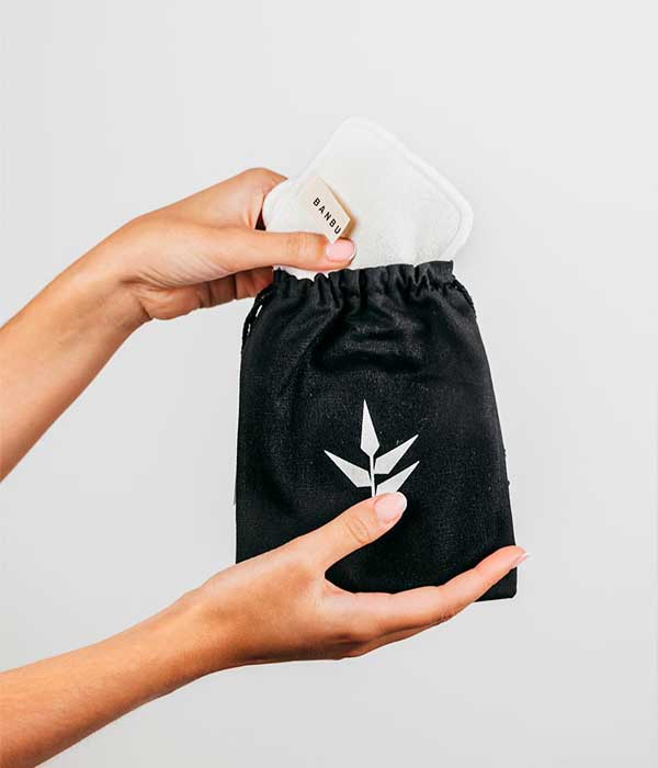 Discos desmaquillants reutilitzables blancs - Banbu | Tarannà Cosmetica Natural