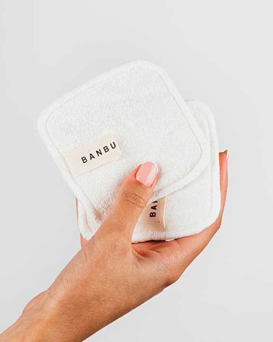 Discos desmaquillants reutilitzables blancs - Banbu | Tarannà Cosmetica Natural