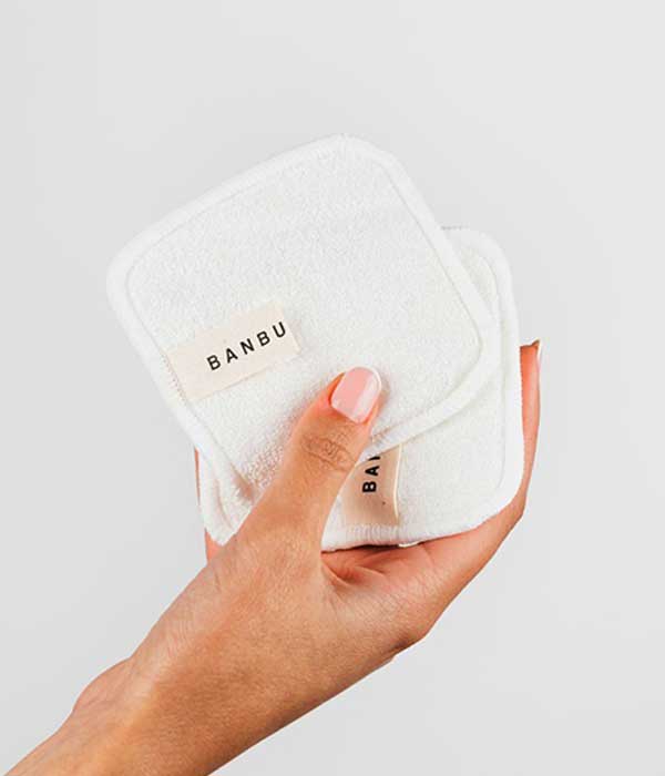 Discos desmaquillants reutilitzables blancs - Banbu | Tarannà Cosmetica Natural
