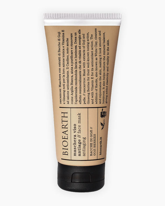 Mascareta facial Antioxidant amb Baies de Goji-Bioearth-Tarannà Cosmetica Natural