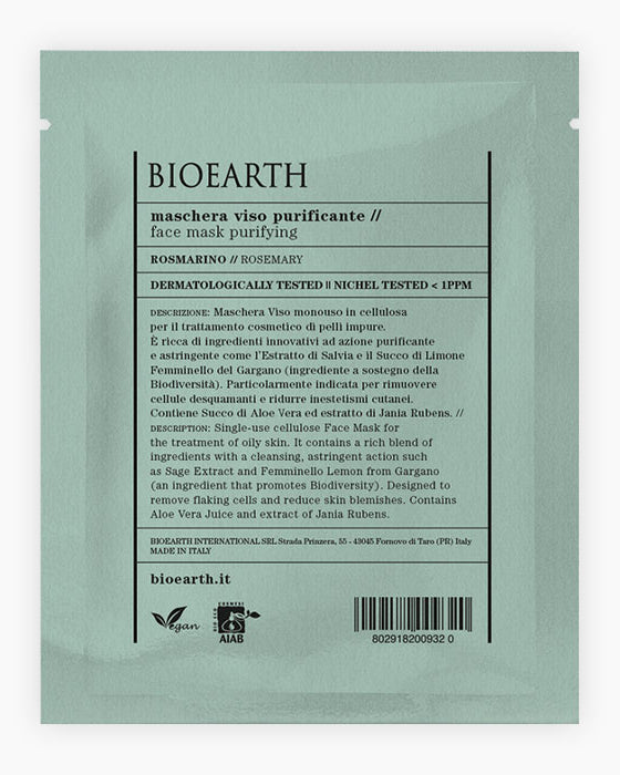 Mascareta facial Purificant de Romaní-Bioearth-Tarannà Cosmetica Natural