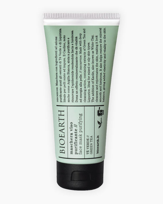 Mascareta facial Purificant de Te verd-Bioearth-Tarannà Cosmetica Natural