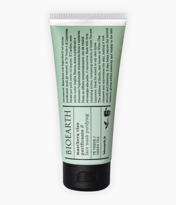 Mascareta facial Purificant de Te verd-Bioearth-Tarannà Cosmetica Natural
