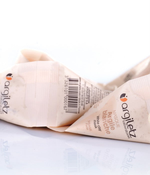 Monodosi mascareta facial d'argila blanca - Argiletz | Tarannà Cosmetica Natural