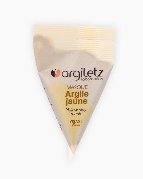 Monodosi mascareta facial d'argila groga - Argiletz | Tarannà Cosmetica Natural