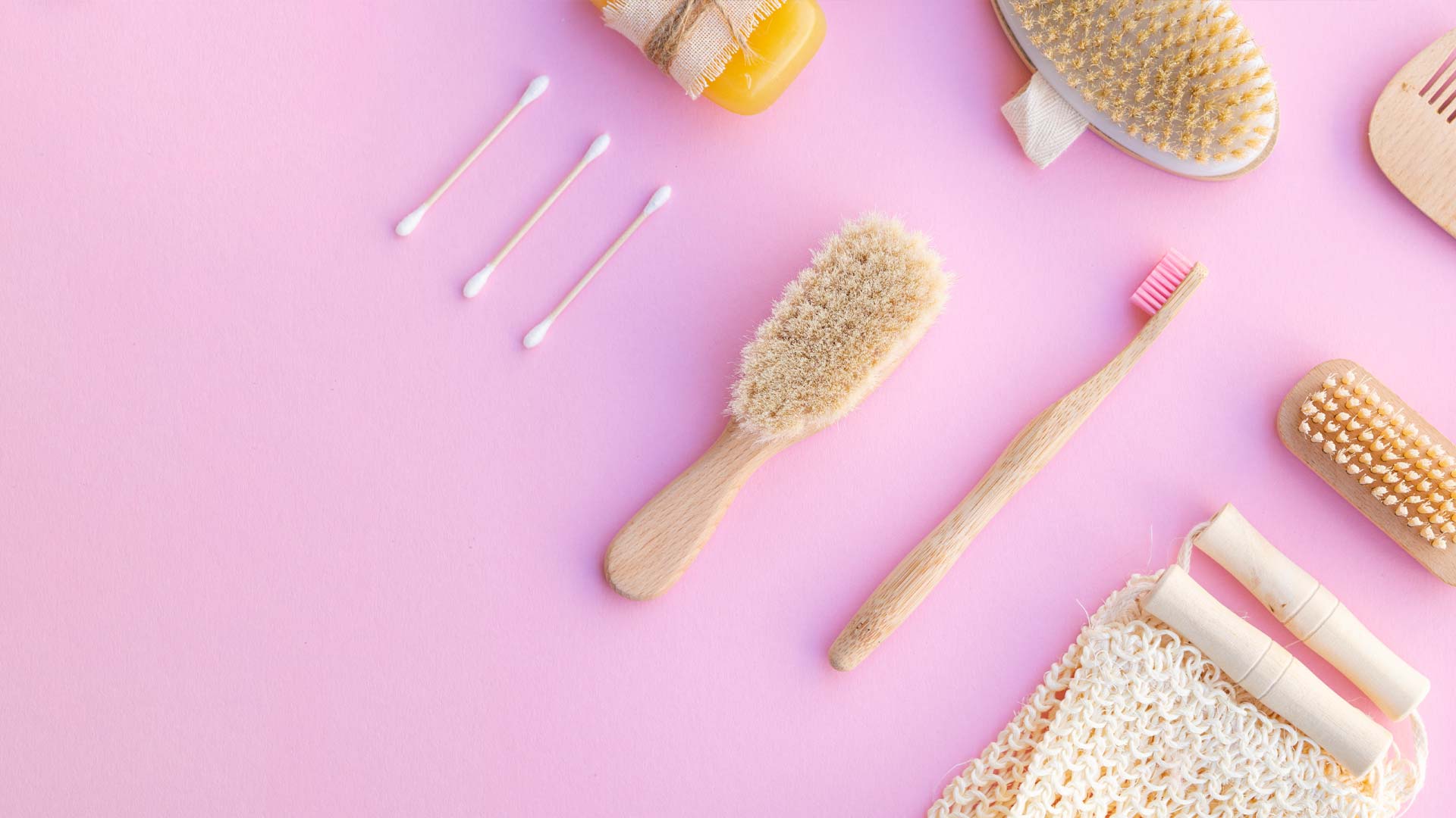 Accesorios infantiles naturales para el cuidado diario del bebé