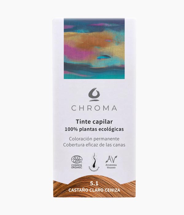 Tint 5.1 Castany clar cendra - Cabell - Tarannà, botiga de cosmètica natural a Manresa