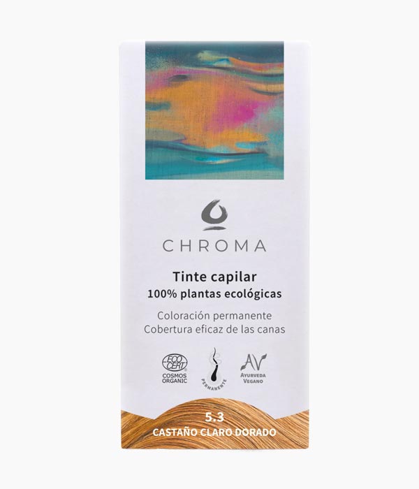 Tint 5.3 Castany clar daurat - Cabell - Tarannà, botiga de cosmètica natural a Manresa