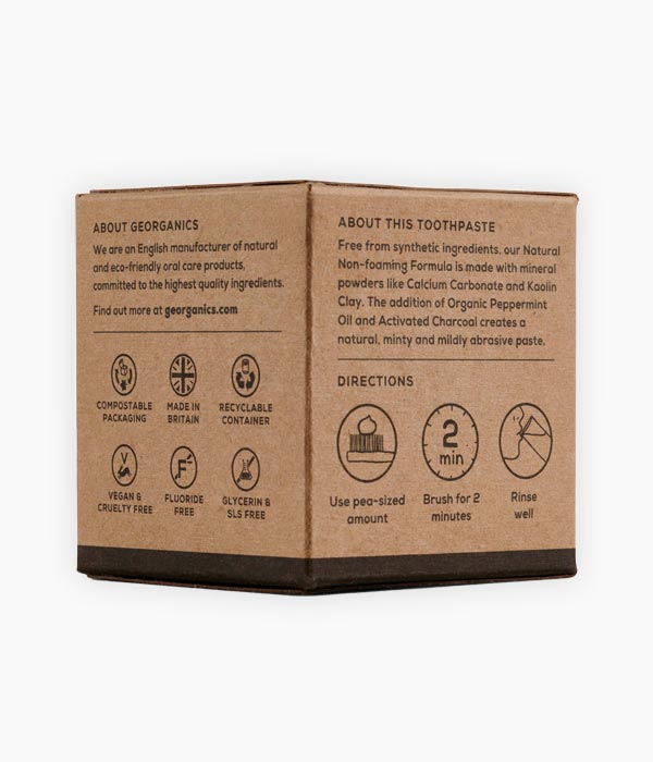 Dentífric amb oli de Coco i Carbó Actiu - Cos - Tarannà, botiga de cosmètica natural a Manresa