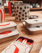 Caja de cerillas diseño pepperoncino original para decoración moderna del hogar