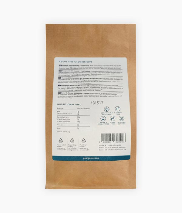 Refill Xiclets Menta - Cos - Tarannà, botiga de cosmètica natural a Manresa