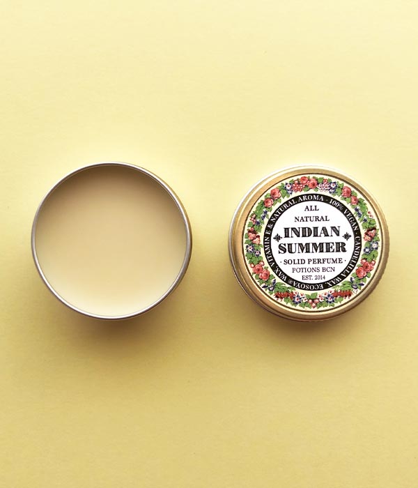 Perfum sòlid Indian Summer - I també... - Tarannà, botiga de cosmètica natural a Manresa