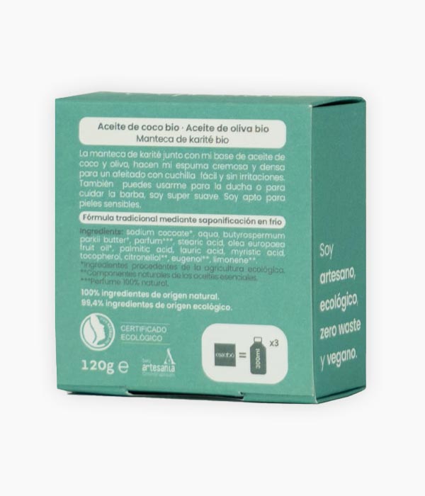 Sabó Afeitat/Barba - Cos - Tarannà, botiga de cosmètica natural a Manresa