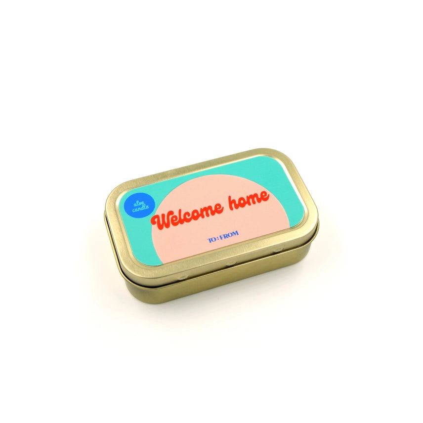 Espelma aromàtica en capseta amb missatge - I també... - Tarannà, botiga de cosmètica natural a Manresa