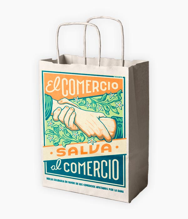 Bossa de Paper – El Comerç Salva al Comerç - Bolsas para compra - Tarannà, botiga de cosmètica natural a Manresa
