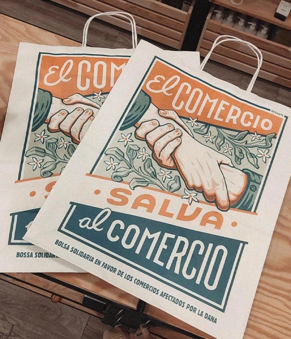 Bossa de Paper – El Comerç Salva al Comerç - Bolsas para compra - Tarannà, botiga de cosmètica natural a Manresa