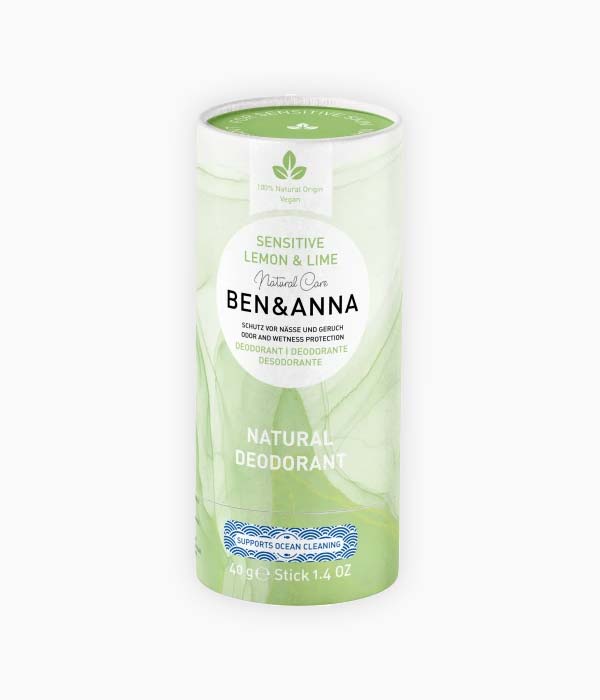 Desodorant stick Llimona i Llima, pell sensible-Ben&Anna-Tarannà Cosmetica Natural 🌿