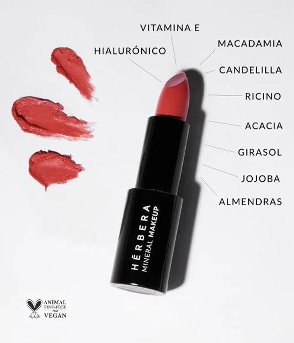 Barra de llavis 604 Red Diamond - Maquillaje de labios - Tarannà, botiga de cosmètica natural a Manresa