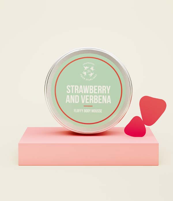 Mousse corporal de Maduixa i Berbena - Cos - Tarannà, botiga de cosmètica natural a Manresa