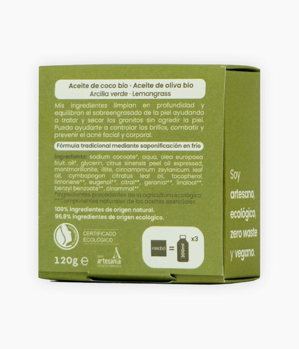 Sabó Pell grassa - Cos - Tarannà, botiga de cosmètica natural a Manresa