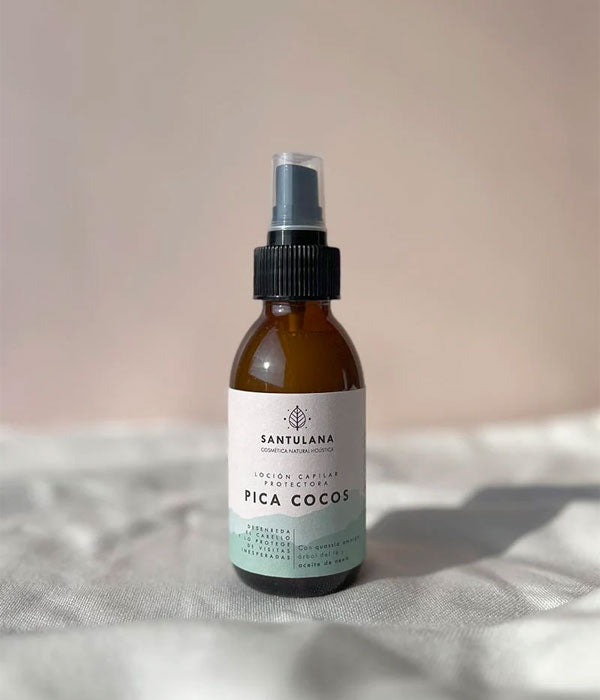 Loció capil·lar Pica Cocos, anti polls i desenredant-Santulana-Tarannà Cosmetica Natural 🌿