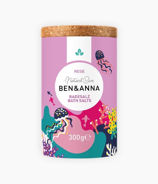 Sal de bany de Rosa - Cos - Tarannà, botiga de cosmètica natural a Manresa