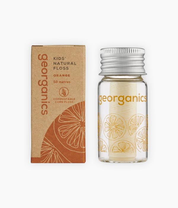 Fil dental de Taronja (50 metres) - Cos - Georganics - Tarannà Cosmetica Natural 🌿