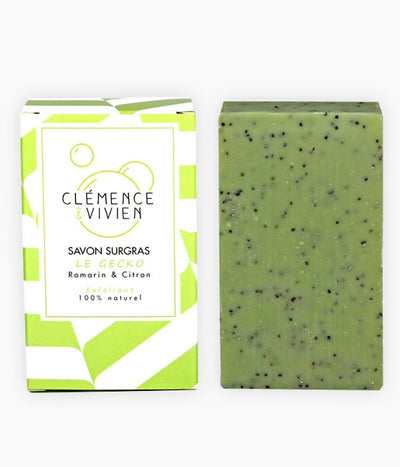 Sabó purificant exfoliant amb argila verda i llimona - Clemence & Vivien | Tarannà Cosmetica Natural