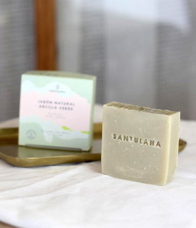 Sabó natural d'Argila verda - Cara - Santulana - Tarannà Cosmetica Natural 🌿