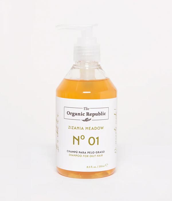 Xampú per a Cabell gras Zizania Meadow-The Organic Republic-Tarannà Cosmetica Natural 🌿