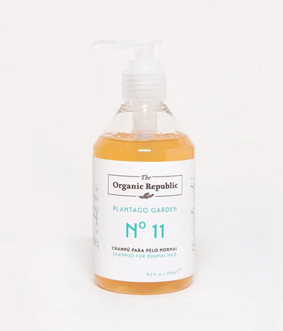 Xampú per a Cabell normal Plantago Garden-The Organic Republic-Tarannà Cosmetica Natural 🌿