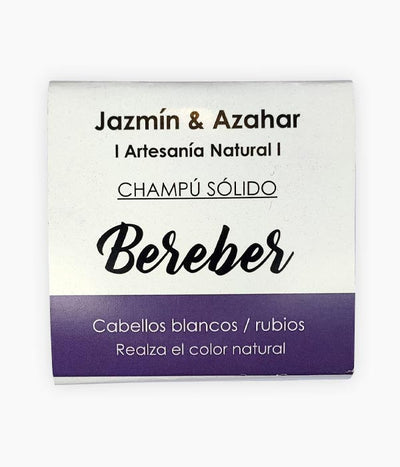 Xampú Bereber, cabell blanc i ros - Jazmín&Azahar - Tarannà Cosmetica Natural 🌿